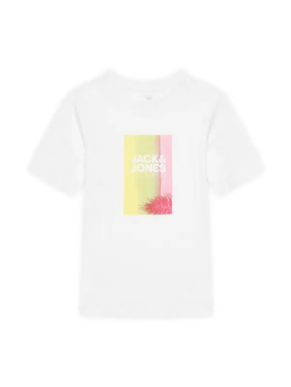 Jack & Jones Junior Jack & Jones Junior T-shirt Varenna 12278349 Bijela Regular Fit