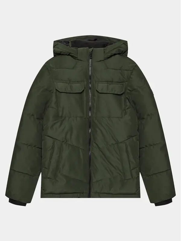 Jack & Jones Junior Jack & Jones Junior Zimska jakna Mason 12236556 Zelena Regular Fit