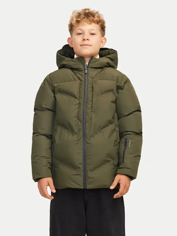 Jack & Jones Junior Jack & Jones Junior Zimska jakna Slay 12261353 Zelena Regular Fit