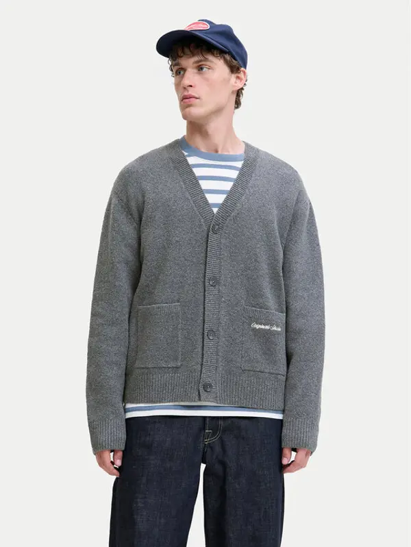 jack & jones Jack & Jones Kardigan Norrebro 12282732 Siva Loose Fit