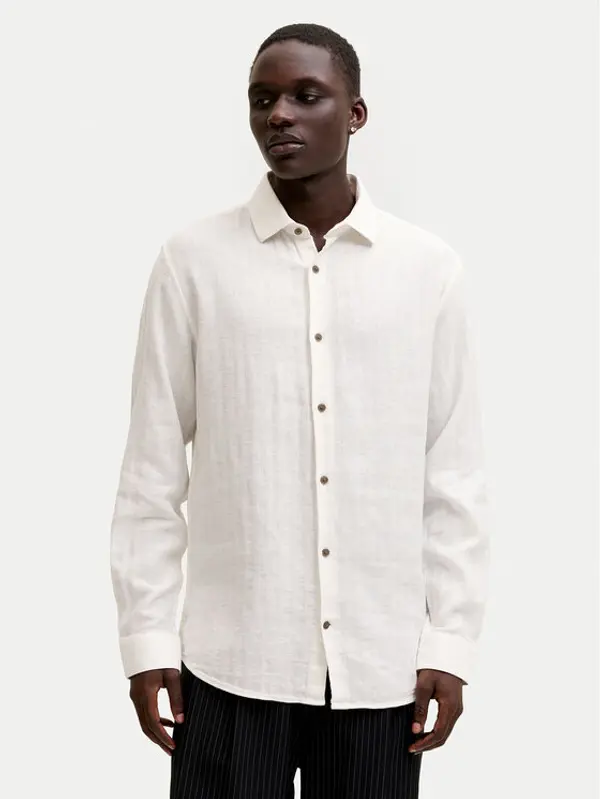 jack & jones Jack & Jones Košulja Blaparker 12292161 Écru Regular Fit