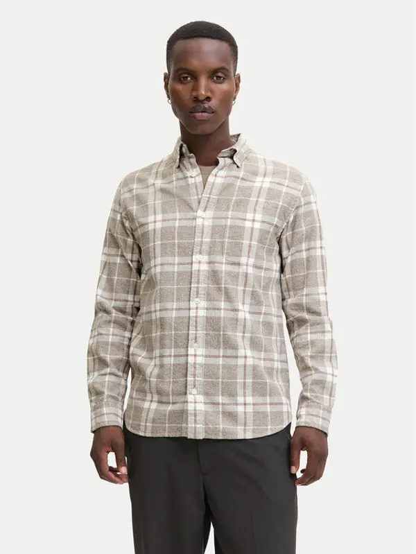 jack & jones Jack & Jones Košulja Blubrook 12282354 Bež Regular Fit