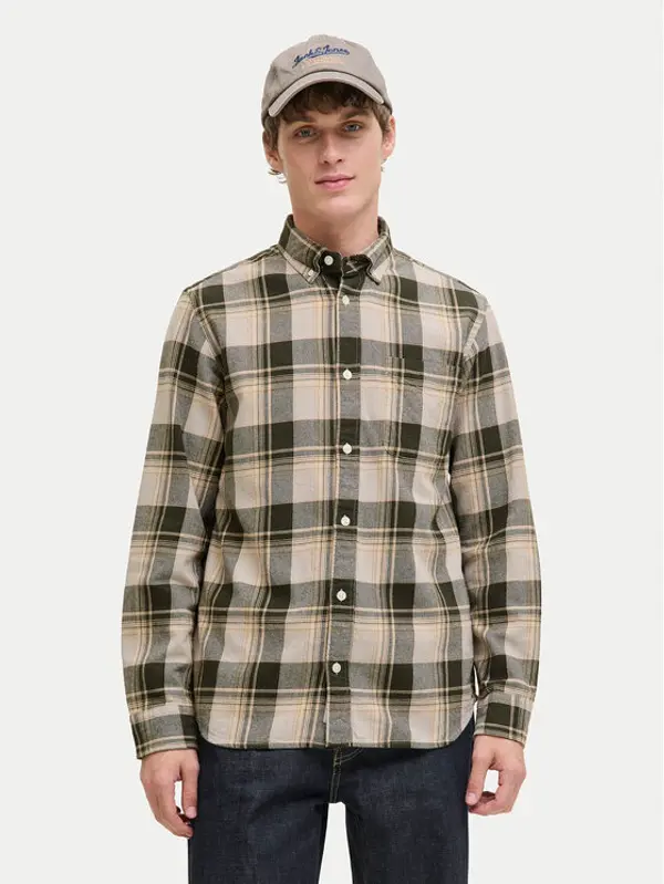 jack & jones Jack & Jones Košulja Blubrook 12282354 Bež Regular Fit