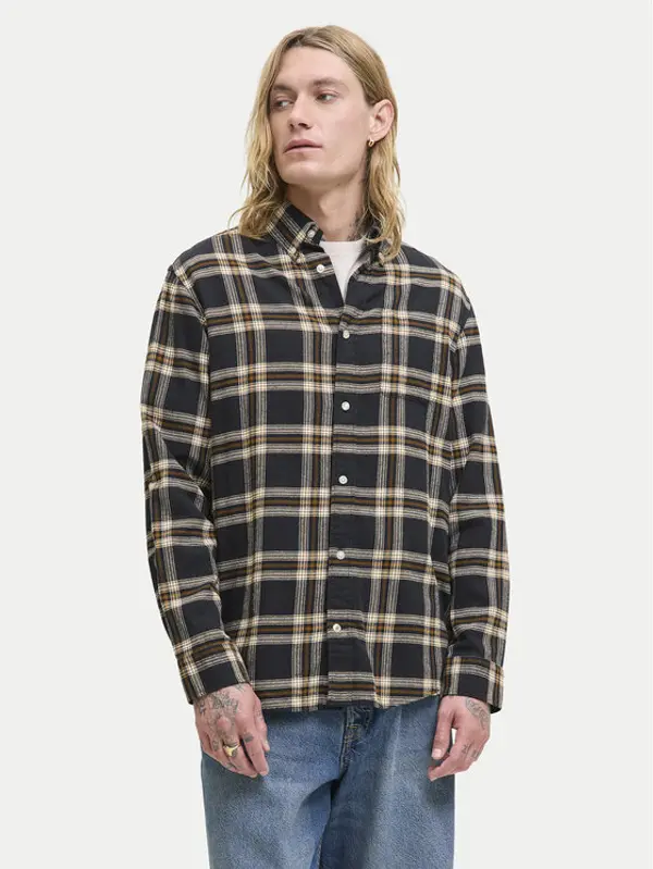jack & jones Jack & Jones Košulja Classic Flannel 12278406 Crna Regular Fit