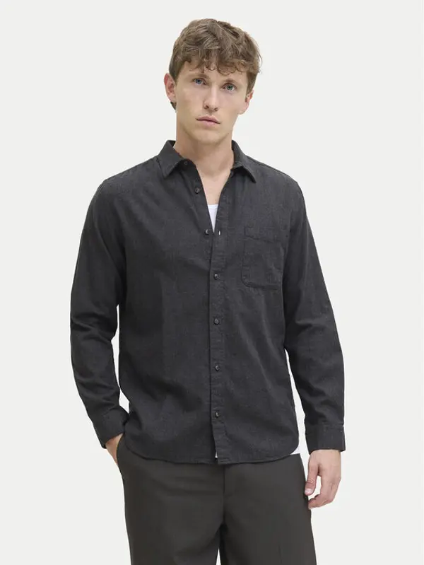 jack & jones Jack & Jones Košulja Classic Melange 12278416 Siva Regular Fit