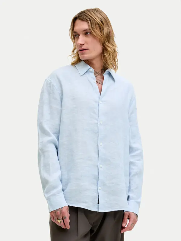 jack & jones Jack & Jones Košulja Lawrence 12293563 Svijetlo plava Regular Fit
