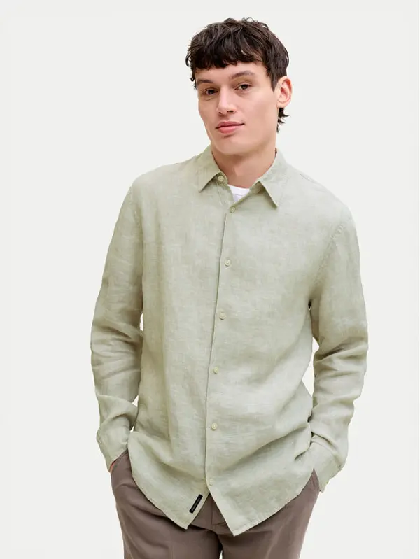 jack & jones Jack & Jones Košulja Lawrence 12293563 Svijetlo zelena Regular Fit