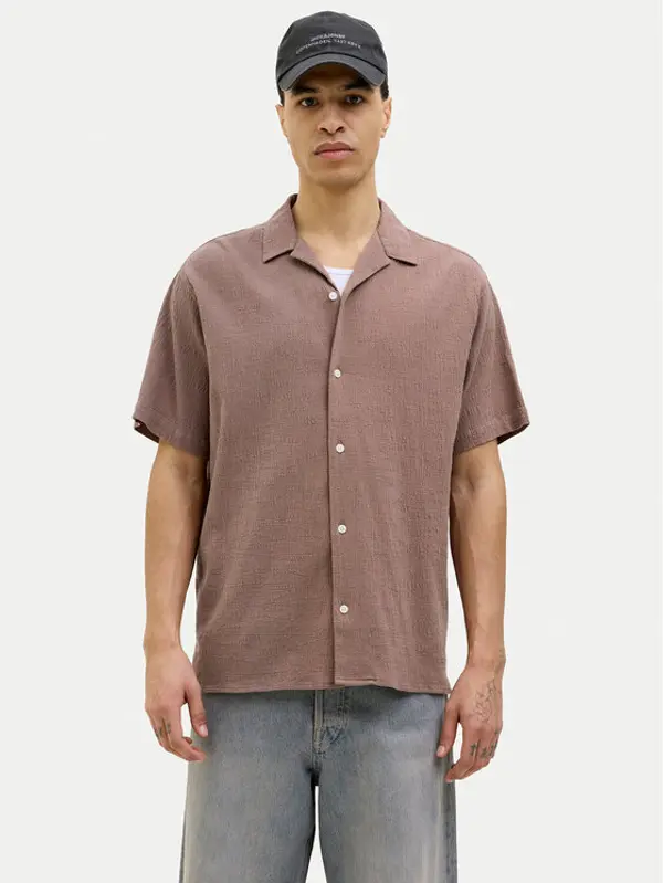 jack & jones Jack & Jones Košulja Luke 12255781 Smeđa Relaxed Fit