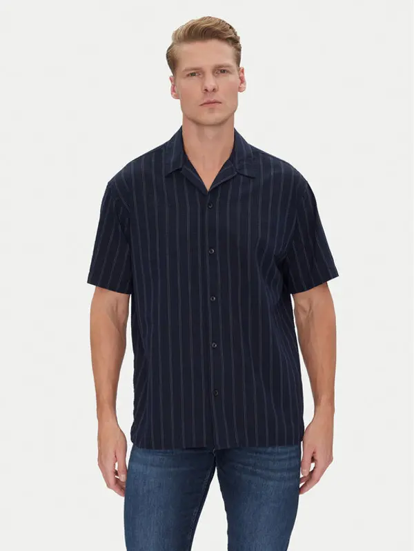 jack & jones Jack & Jones Košulja Luke 12271099 Tamnoplava Relaxed Fit
