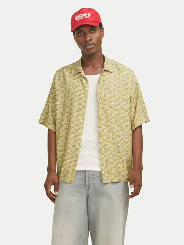 jack & jones Jack & Jones Košulja Marshall 12271103 Žuta Wide Fit