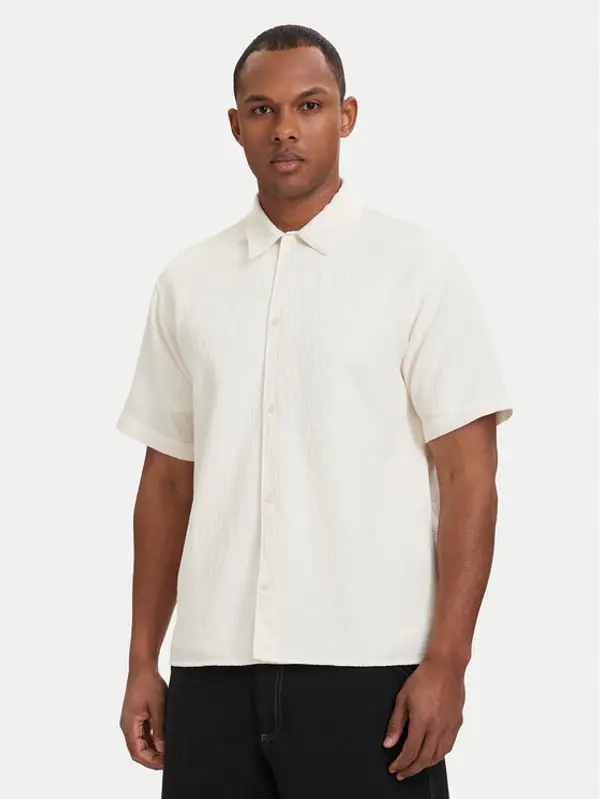 jack & jones Jack & Jones Košulja Montauk 12293555 Krem Relaxed Fit