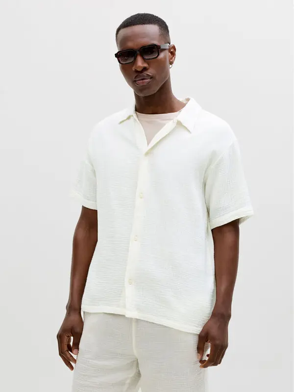 jack & jones Jack & Jones Košulja Nantucket 12291812 Bež Regular Fit