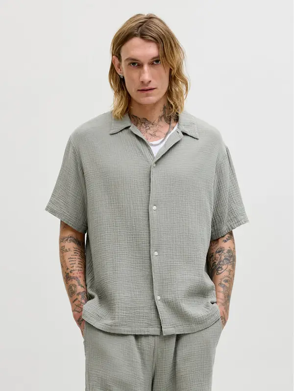 jack & jones Jack & Jones Košulja Nantucket 12291812 Zelena Regular Fit