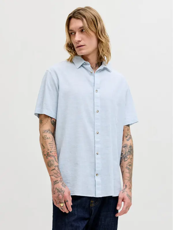 jack & jones Jack & Jones Košulja Summer 12289160 Svijetloplava Regular Fit