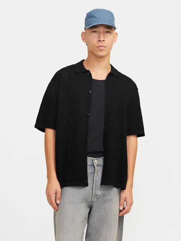 jack & jones Jack & Jones Košulja Tyler 12272863 Crna Loose Fit