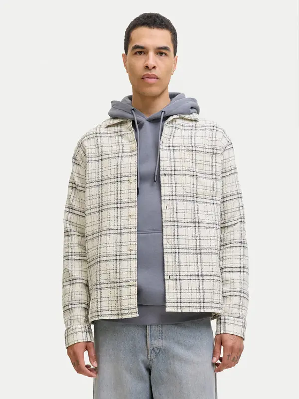 jack & jones Jack & Jones Košulja York 12283078 Bež Relaxed Fit