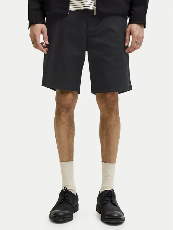 jack & jones Jack & Jones Kratke hlače Ace Vance 12293005 Crna Regular Fit