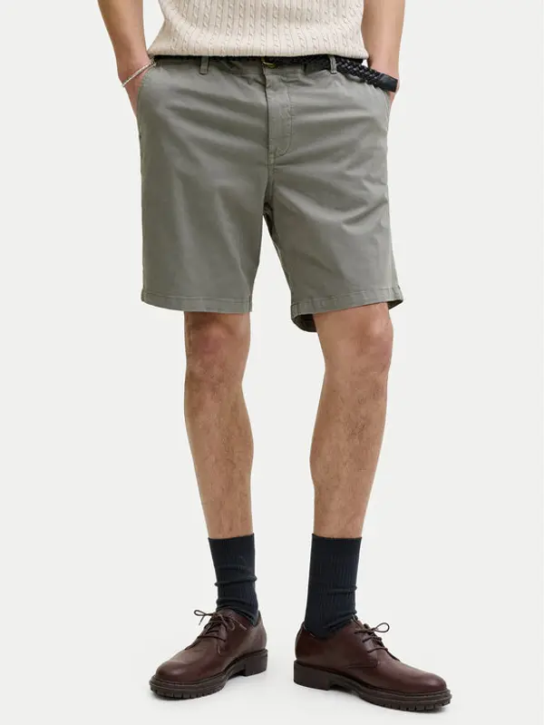 jack & jones Jack & Jones Kratke hlače Ace Vance 12293005 Tamno zelena Relaxed Fit