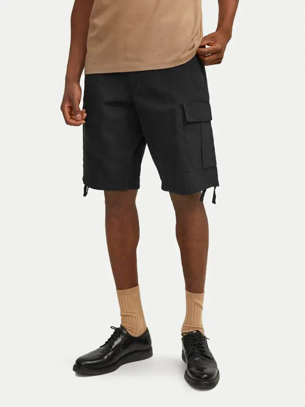 jack & jones Jack & Jones Kratke hlače Barkley 12248685 Crna Regular Fit