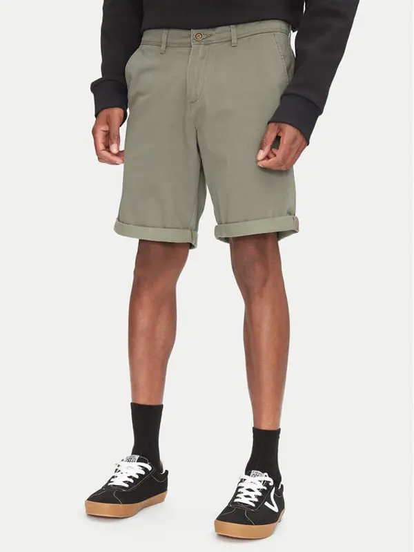 jack & jones Jack & Jones Kratke hlače Bowie 12230336 Zelena Regular Fit