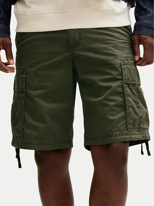 jack & jones Jack & Jones Kratke hlače Cole Frank 12291369 Zelena Regular Fit