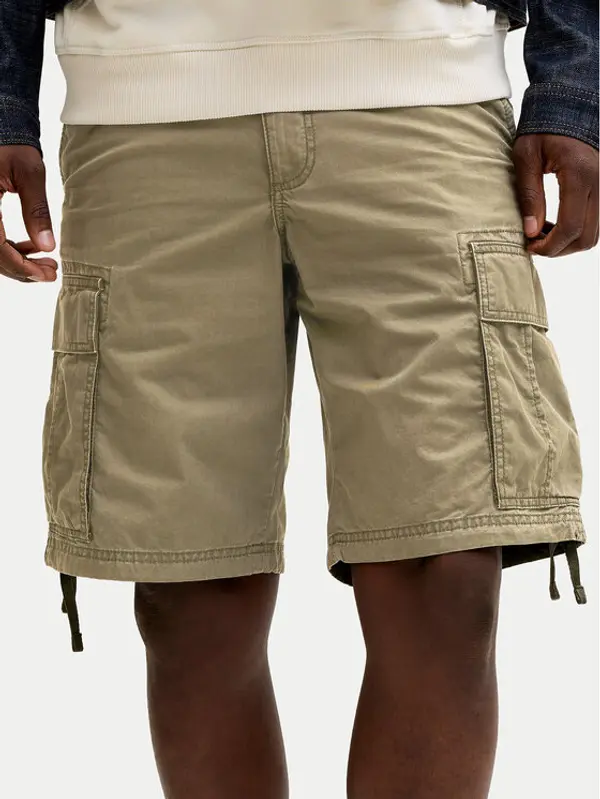 jack & jones Jack & Jones Kratke hlače Cole Frank 12291369 Zelena Regular Fit
