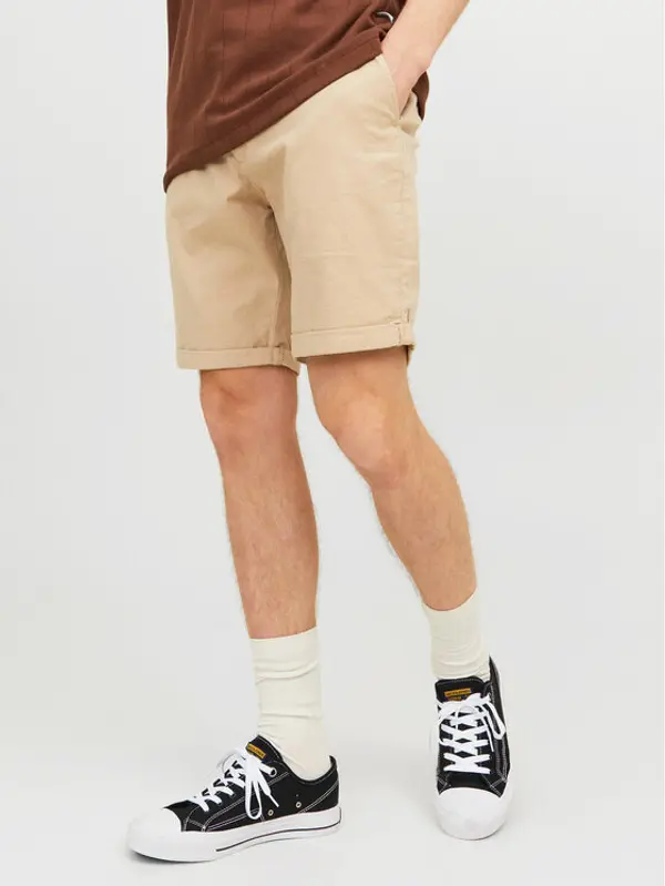 jack & jones Jack & Jones Kratke hlače Fury 12206889 Bež Regular Fit