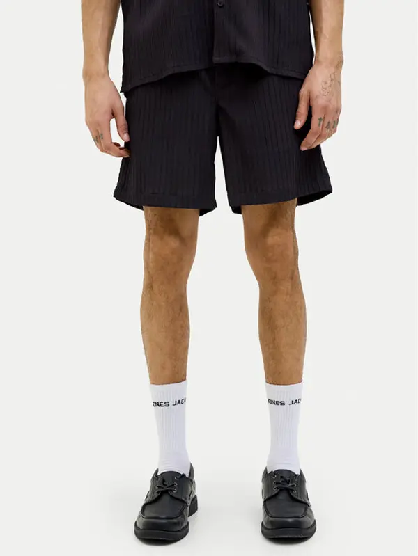 jack & jones Jack & Jones Kratke hlače Jaiden 12269672 Crna Relaxed Fit