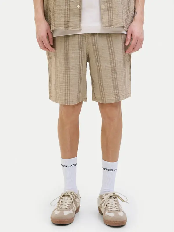 jack & jones Jack & Jones Kratke hlače Jaiden 12274758 Bež Relaxed Fit