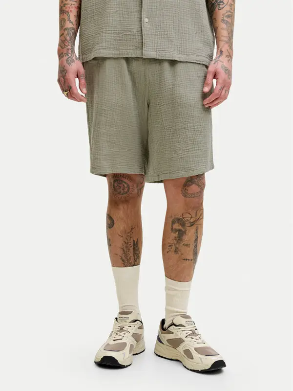 jack & jones Jack & Jones Kratke hlače Jaiden 12274758 Kaki Relaxed Fit