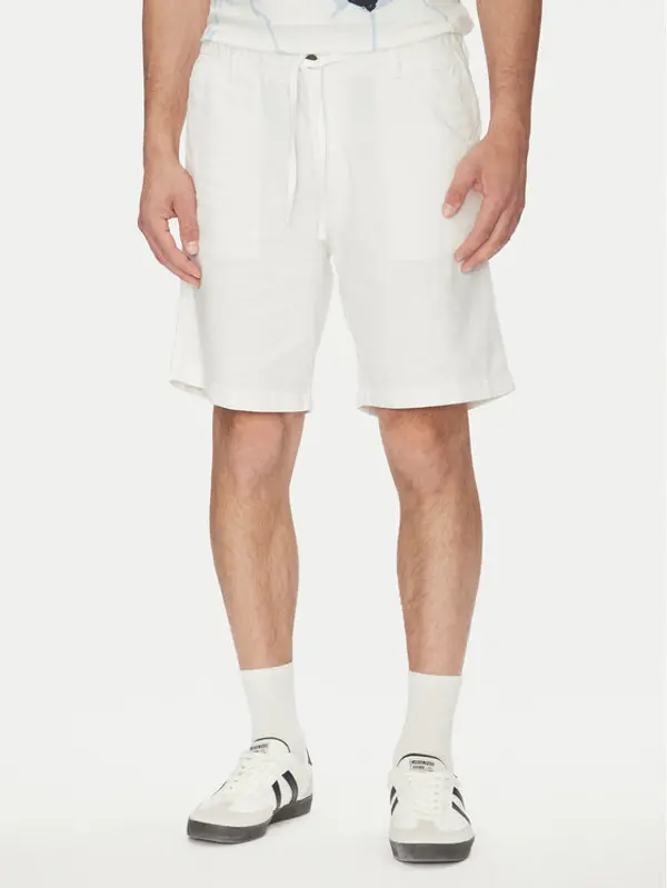 jack & jones Jack & Jones Kratke hlače Jaiden 12274968 Bijela Relaxed Fit