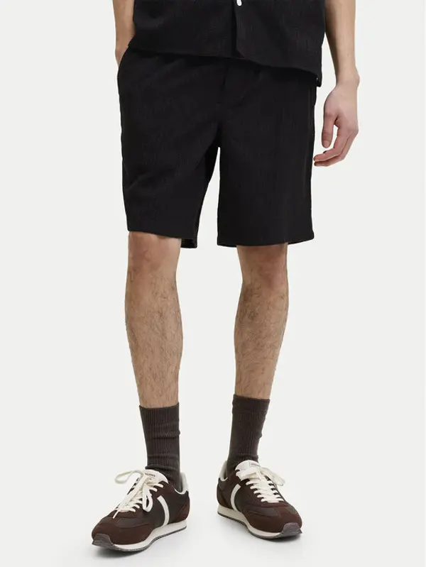 jack & jones Jack & Jones Kratke hlače Jaiden 12293471 Crna Regular Fit