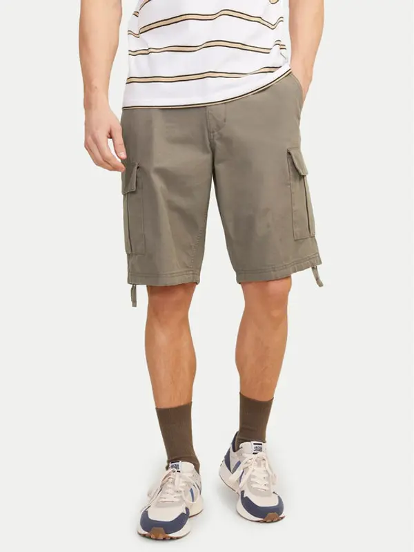 jack & jones Jack & Jones Kratke hlače Jpstcole 12248685 Smeđa Regular Fit