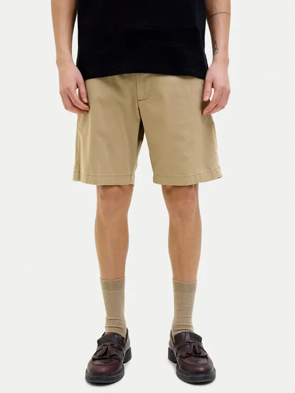 jack & jones Jack & Jones Kratke hlače Marco 12269368 Smeđa Regular Fit