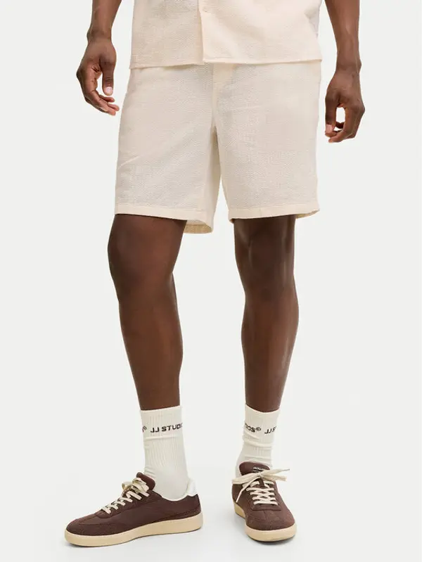 jack & jones Jack & Jones Kratke hlače St.Jaiden 12293471 Krem Relaxed Fit