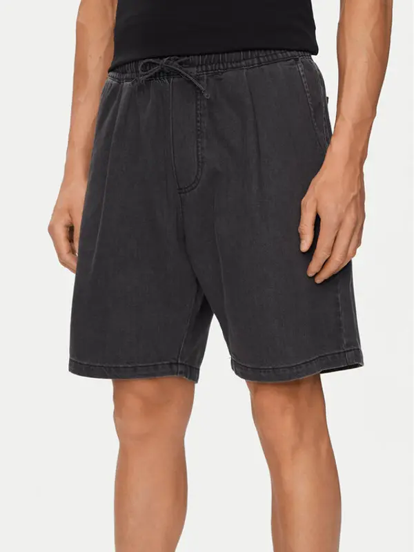 jack & jones Jack & Jones Kratke hlače Tony 12250090 Crna Loose Fit