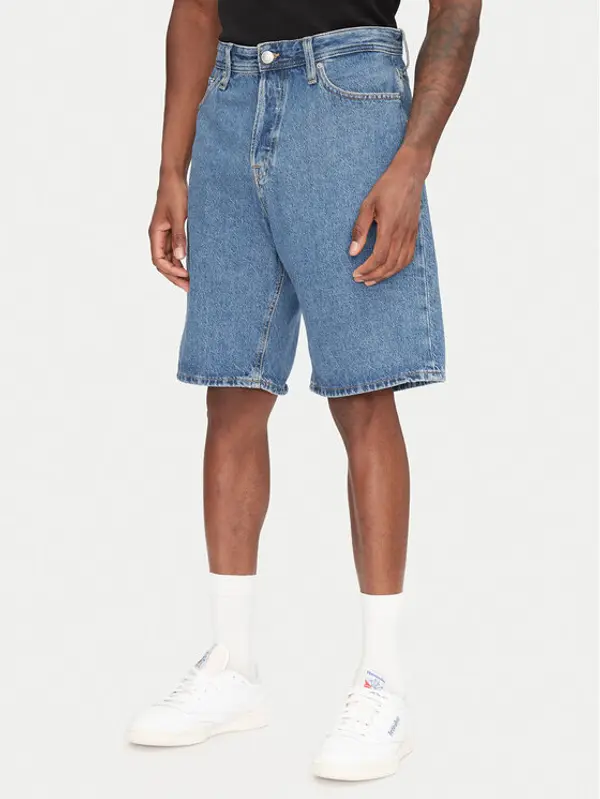 jack & jones Jack & Jones Kratke traperice Alex 12269532 Plava Baggy Fit