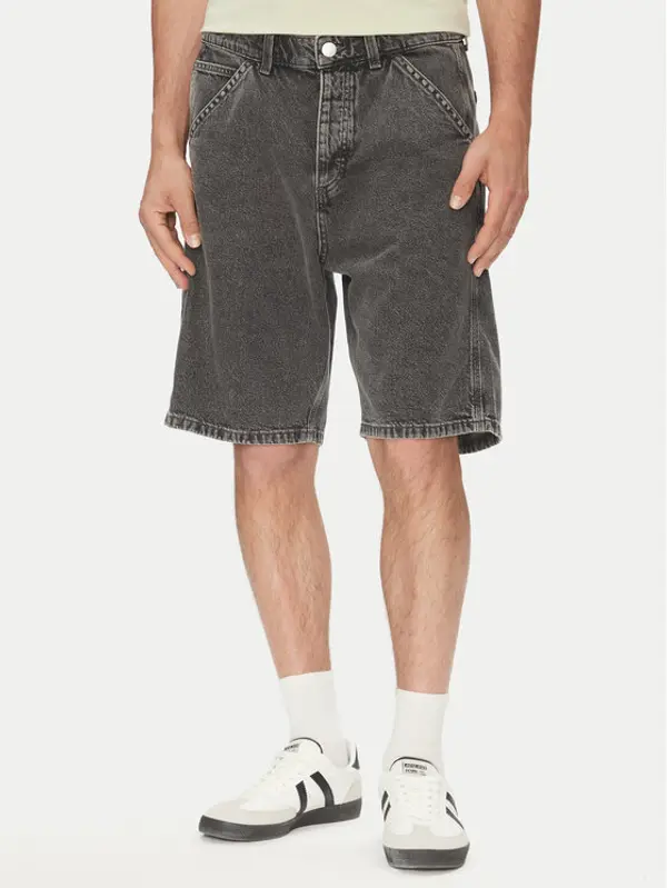 jack & jones Jack & Jones Kratke traperice Alex 12273238 Siva Baggy Fit