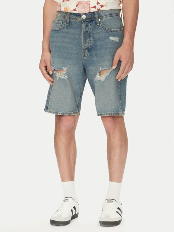 jack & jones Jack & Jones Kratke traperice Alex 12274957 Plava Loose Fit