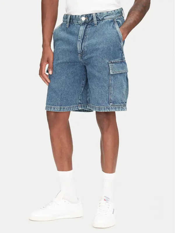 jack & jones Jack & Jones Kratke traperice Bill 12272557 Plava Relaxed Fit