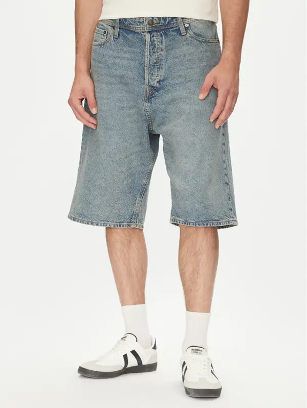 jack & jones Jack & Jones Kratke traperice Iron 12272552 Plava Baggy Fit