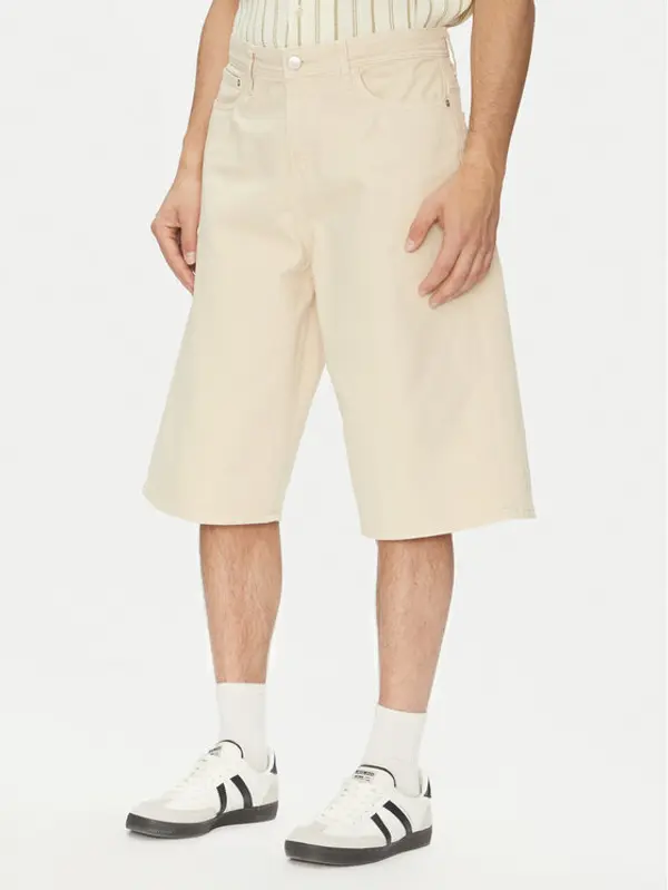 jack & jones Jack & Jones Kratke traperice Owen 12277167 Bež Baggy Fit