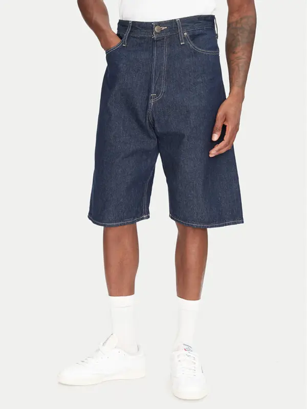 jack & jones Jack & Jones Kratke traperice Ron 12272214 Tamnoplava Baggy Fit