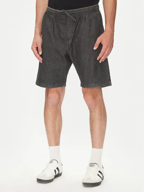 jack & jones Jack & Jones Kratke traperice Tony 12270251 Crna Relaxed Fit