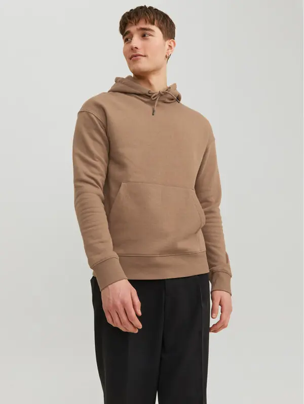 jack & jones Jack & Jones Majica dugih rukava 12208157 Bež Relaxed Fit