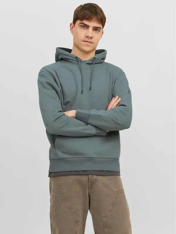 jack & jones Jack & Jones Majica dugih rukava 12208157 Siva Relaxed Fit