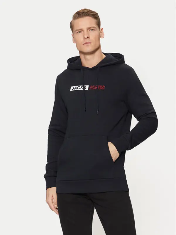jack & jones Jack & Jones Majica dugih rukava 12233599 Tamnoplava Regular Fit