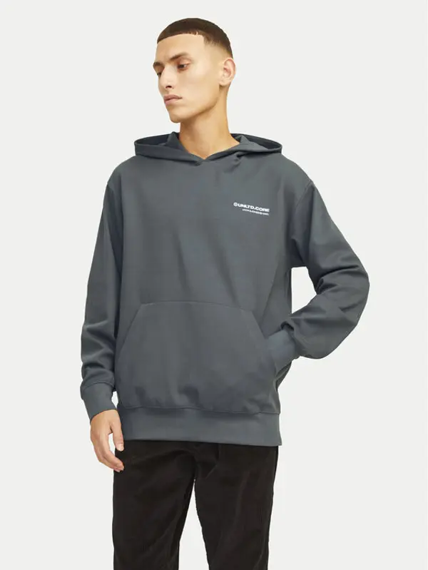 jack & jones Jack & Jones Majica dugih rukava Aero 12260011 Siva Relaxed Fit