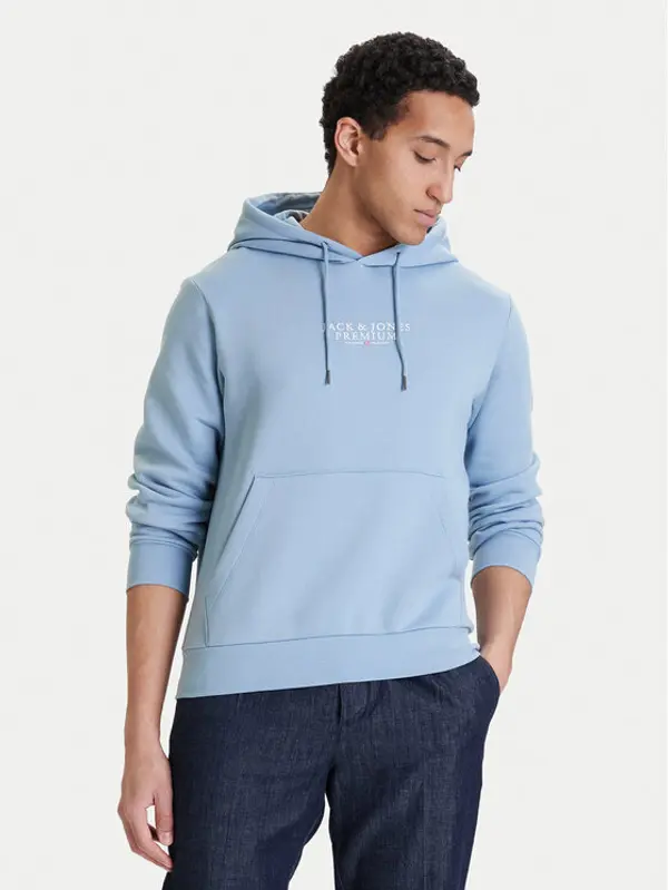 jack & jones Jack & Jones Majica dugih rukava Archie 12216335 Svijetlo plava Regular Fit