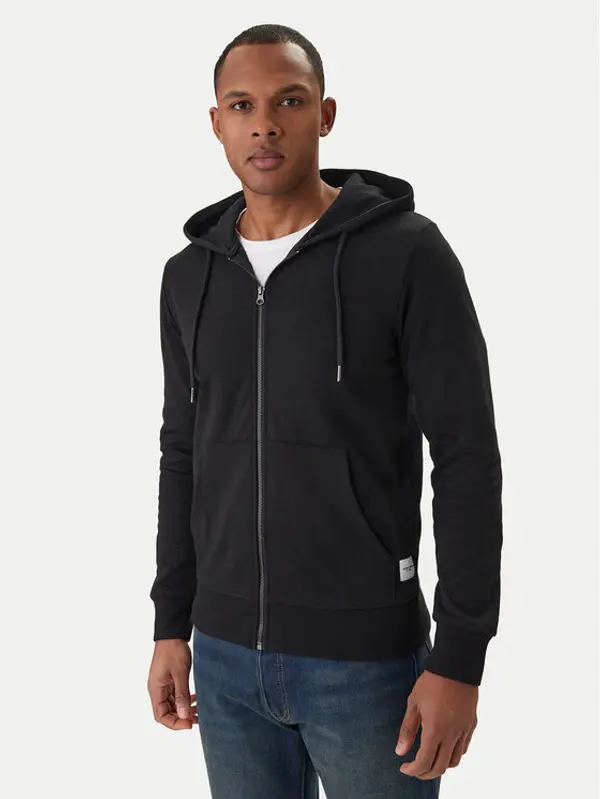 jack & jones Jack & Jones Majica dugih rukava Basic 12181901 Crna Regular Fit